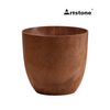 Artstone Bola Pot D33 H29 Rust